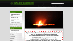What Hawaiioutdoorguides.com website looked like in 2019 (4 years ago)