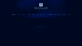 What Henniger.pl website looked like in 2019 (4 years ago)