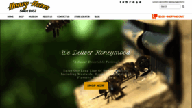 What Honeyacres.com website looked like in 2019 (4 years ago)
