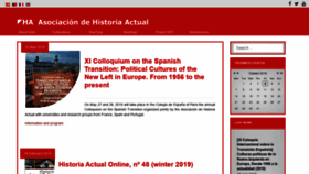 What Historia-actual.org website looked like in 2019 (4 years ago)