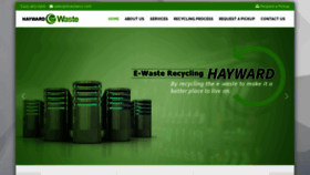 What Haywardewaste.com website looked like in 2019 (4 years ago)