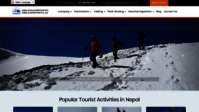 What Himalayanadventureintl.com website looked like in 2019 (4 years ago)