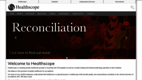 What Healthscope.com.au website looked like in 2019 (4 years ago)