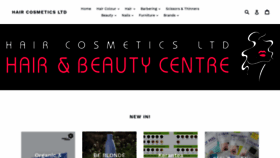 What Haircosmetics.co.uk website looked like in 2019 (4 years ago)