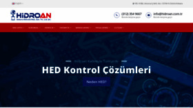 What Hidroan.com.tr website looked like in 2019 (4 years ago)