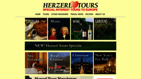 What Herzerltours.com website looked like in 2019 (4 years ago)