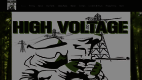 What Highvoltagepaintball.com website looked like in 2019 (4 years ago)