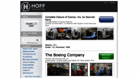 What Hoffhilk.com website looked like in 2019 (4 years ago)