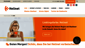 What Helinet.de website looked like in 2019 (4 years ago)