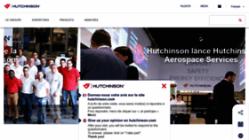 What Hutchinson.fr website looked like in 2019 (4 years ago)