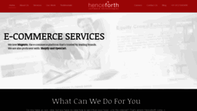 What Henceforthtek.com website looked like in 2019 (4 years ago)