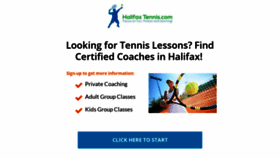What Halifaxtennis.com website looked like in 2019 (4 years ago)