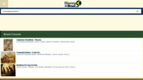 What Historiadobrasil.net website looked like in 2019 (6 years ago)