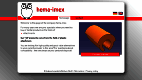 What Hema-imex.de website looked like in 2019 (4 years ago)