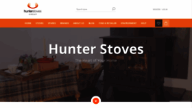 What Hunterstoves.co.uk website looked like in 2019 (4 years ago)