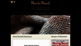 What Harristweedscotland.com website looked like in 2019 (4 years ago)
