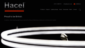 What Hacel.co.uk website looked like in 2019 (4 years ago)