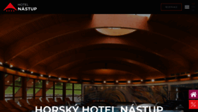What Hotelnastup.cz website looked like in 2019 (4 years ago)