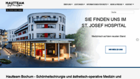 What Hautteam.de website looked like in 2019 (4 years ago)