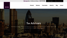 What Hfmtax.co.uk website looked like in 2019 (4 years ago)