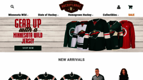 What Hockeylodge.com website looked like in 2019 (4 years ago)