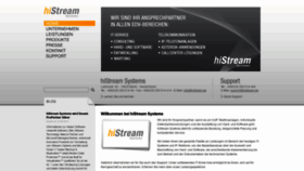 What Histream.de website looked like in 2019 (4 years ago)