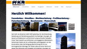 What Hkr-systembau.de website looked like in 2019 (4 years ago)