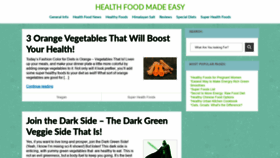 What Healthfoodmadeeasy.com website looked like in 2019 (4 years ago)