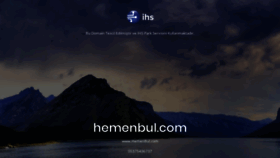 What Hemenbul.com website looked like in 2019 (4 years ago)
