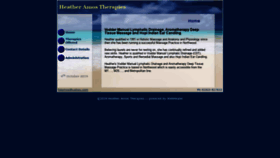 What Heatheramostherapies.co.uk website looked like in 2019 (4 years ago)