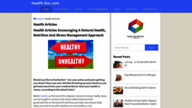 What Health-doc.com website looked like in 2019 (4 years ago)
