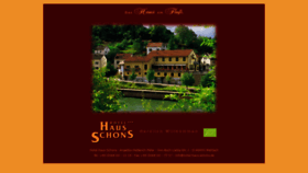 What Hotel-haus-schons.de website looked like in 2019 (4 years ago)