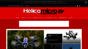 What Helicomicro.com website looked like in 2019 (4 years ago)