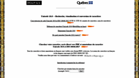 What Hapax.qc.ca website looked like in 2019 (4 years ago)