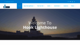 What Hookheritage.ie website looked like in 2019 (4 years ago)