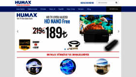 What Humaxmarketim.com website looked like in 2019 (4 years ago)