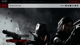 What Huntthegame.com website looked like in 2019 (4 years ago)