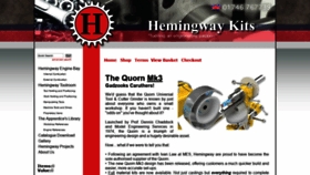 What Hemingwaykits.com website looked like in 2019 (4 years ago)