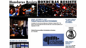 What Hondurasresists.blogspot.com website looked like in 2019 (4 years ago)