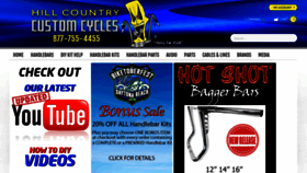 What Hillcountrycustomcycles.com website looked like in 2019 (4 years ago)