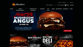 What Hardees.qa website looked like in 2019 (4 years ago)