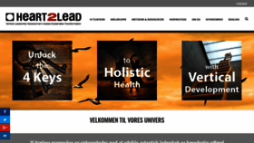 What Heart2lead.com website looked like in 2019 (4 years ago)