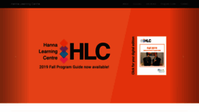 What Hannalearning.com website looked like in 2019 (4 years ago)