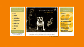 What Hundephysiotherapie-berlin.de website looked like in 2019 (4 years ago)