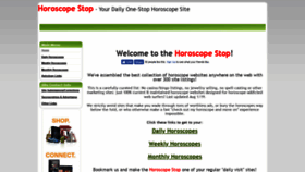 What Horoscopestop.com website looked like in 2019 (4 years ago)