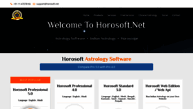 What Horosoft.net website looked like in 2019 (4 years ago)