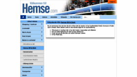 What Hemse.com website looked like in 2019 (4 years ago)