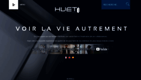 What Huet.fr website looked like in 2019 (6 years ago)