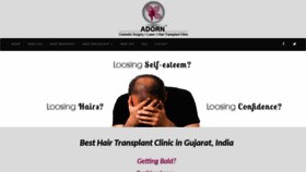 What Hairtransplantgujarat.com website looked like in 2019 (4 years ago)