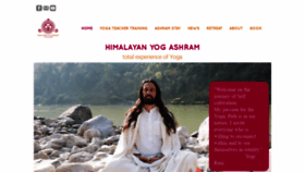 What Himalayanyogashram.com website looked like in 2019 (4 years ago)